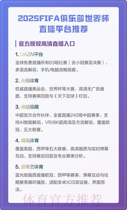 哪个平台世界杯直播效果最佳？